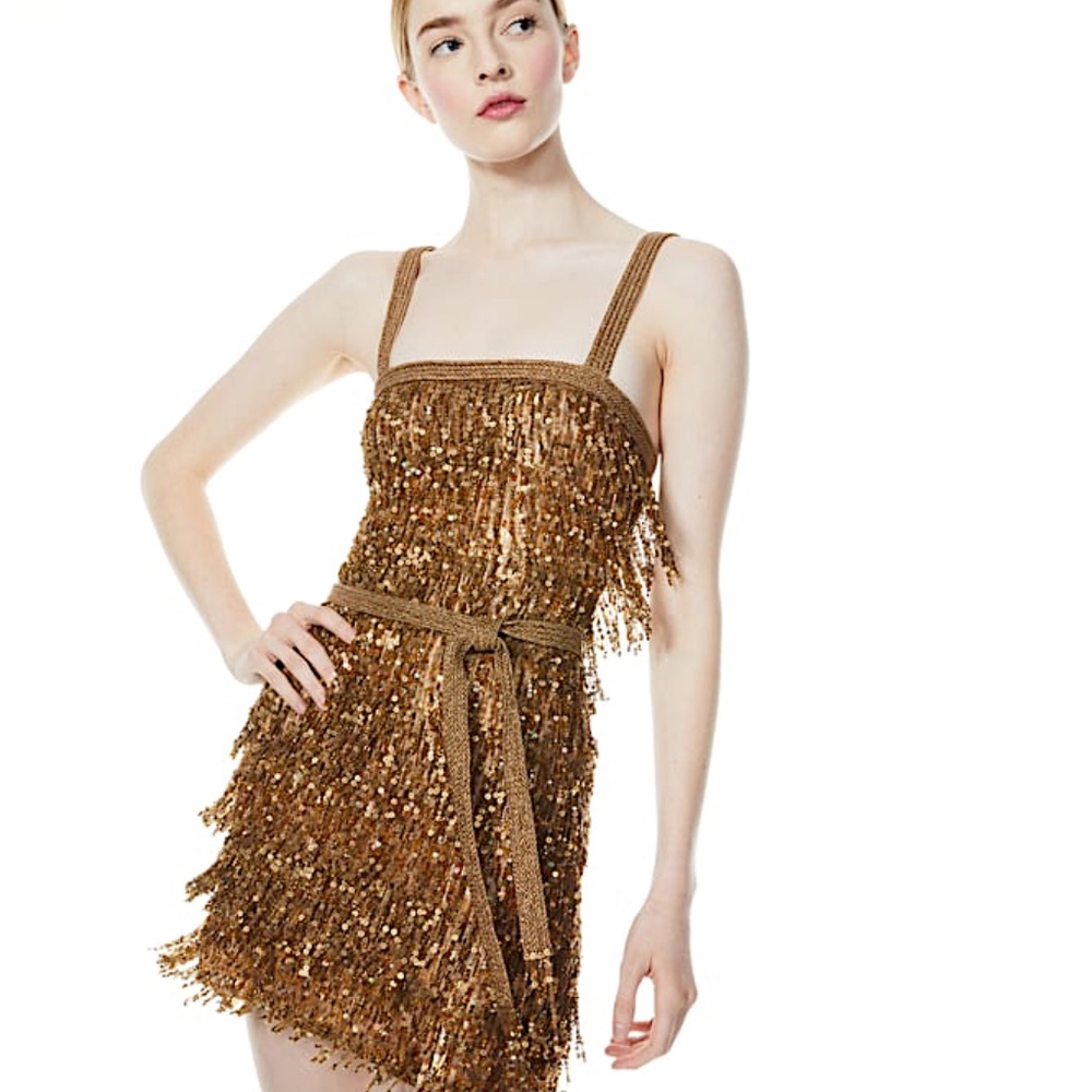 SONJA SEQUIN MINI DRESS
